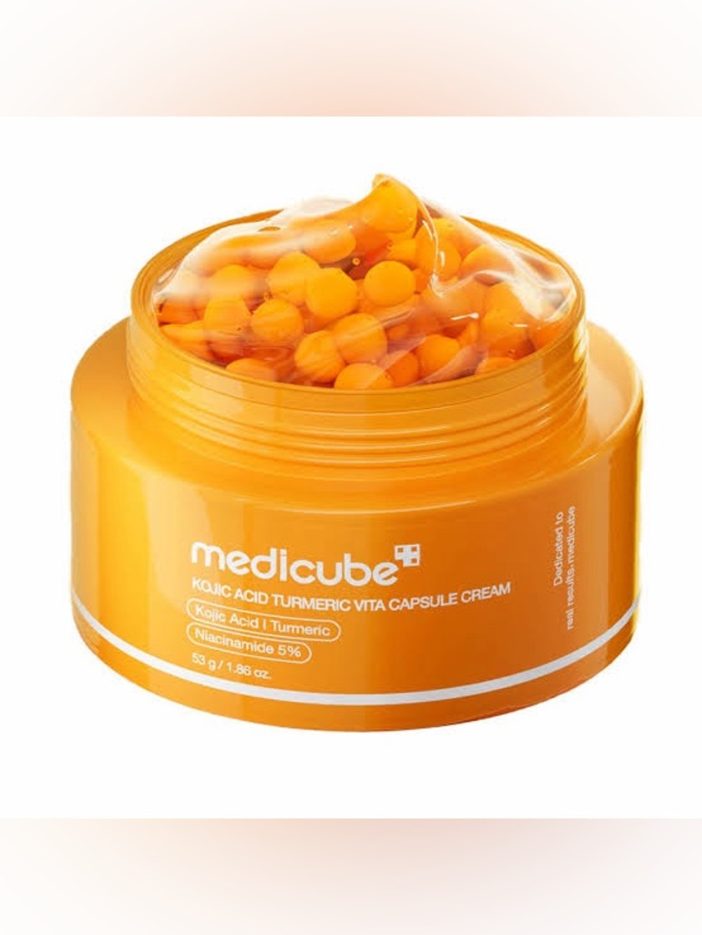 Medicube Kojic Acid Turmeric Vita Capsule Cream 53g ๐ Brightening w/Niacinamide - Picture 2 of 5